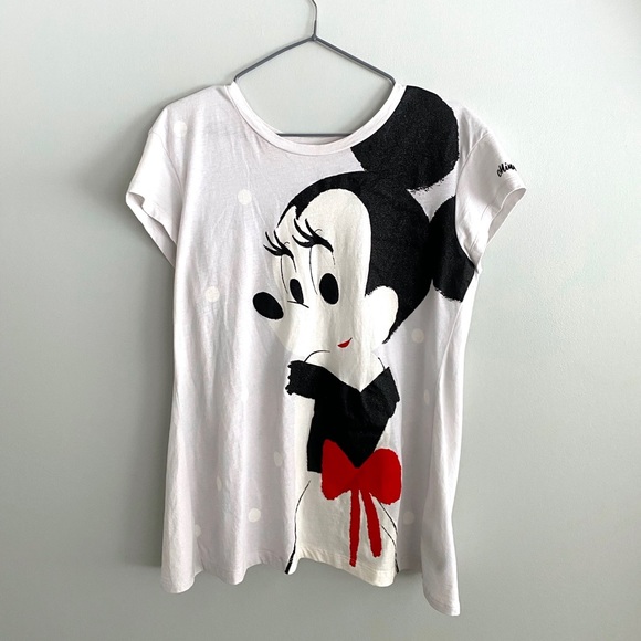 DISNEY PARKS Authentic Original Minnie Mouse Tee - Picture 1 of 6